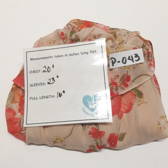 Lumiere Floral Off The Shoulder Ruffle Gypsy Top Size Large Boho Sheer Sleeves - Picture 2 of 8